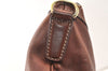Authentic GUCCI Vintage Shoulder Hand Bag Leather 153032 Brown Junk 4621K