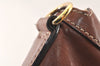 Authentic GUCCI Vintage Shoulder Hand Bag Leather 153032 Brown Junk 4621K