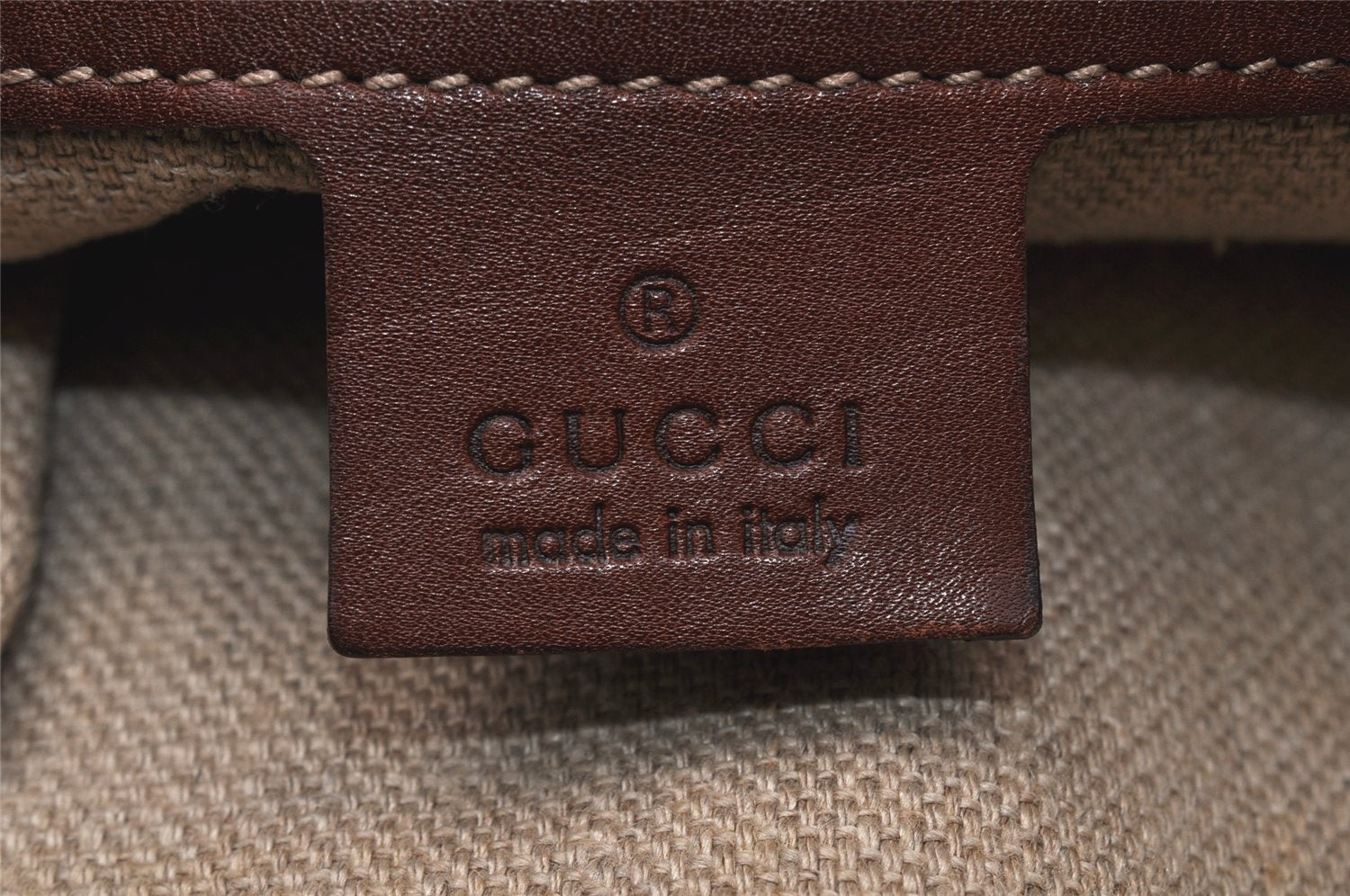 Authentic GUCCI Vintage Shoulder Hand Bag Leather 153032 Brown Junk 4621K