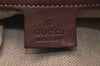 Authentic GUCCI Vintage Shoulder Hand Bag Leather 153032 Brown Junk 4621K