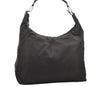 Authentic GUCCI Shoulder Hand Bag Nylon Leather 0011955 Khaki Green Junk 4622K