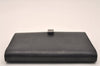 Authentic GUCCI Agenda Vintage Notebook Cover Purse Leather Black 4623J