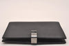 Authentic GUCCI Agenda Vintage Notebook Cover Purse Leather Black 4623J