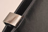 Authentic GUCCI Agenda Vintage Notebook Cover Purse Leather Black 4623J