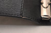 Authentic GUCCI Agenda Vintage Notebook Cover Purse Leather Black 4623J