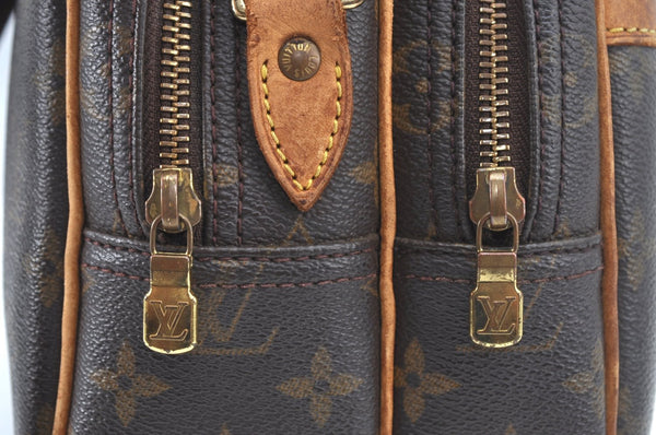 Authentic Louis Vuitton Monogram Reporter PM Shoulder Cross Bag M45254 LV 4624I