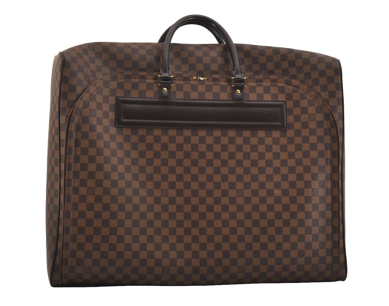 Authentic Louis Vuitton Damier Nolita GM Travel Boston Bag N41451 LV 4624J