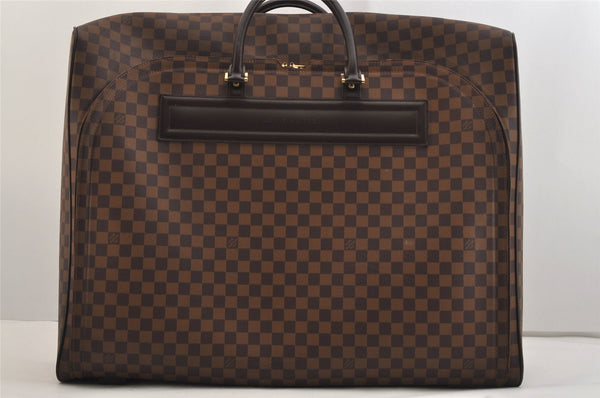 Authentic Louis Vuitton Damier Nolita GM Travel Boston Bag N41451 LV 4624J