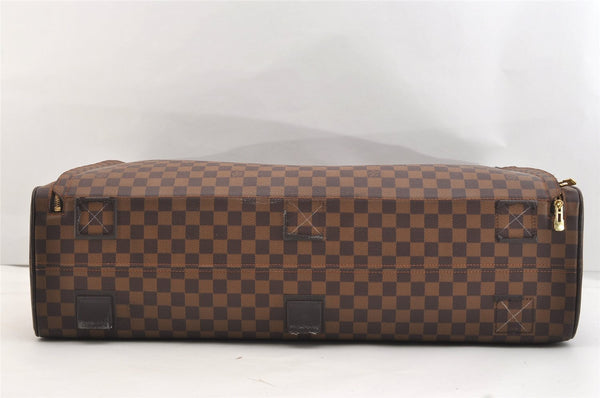 Authentic Louis Vuitton Damier Nolita GM Travel Boston Bag N41451 LV 4624J