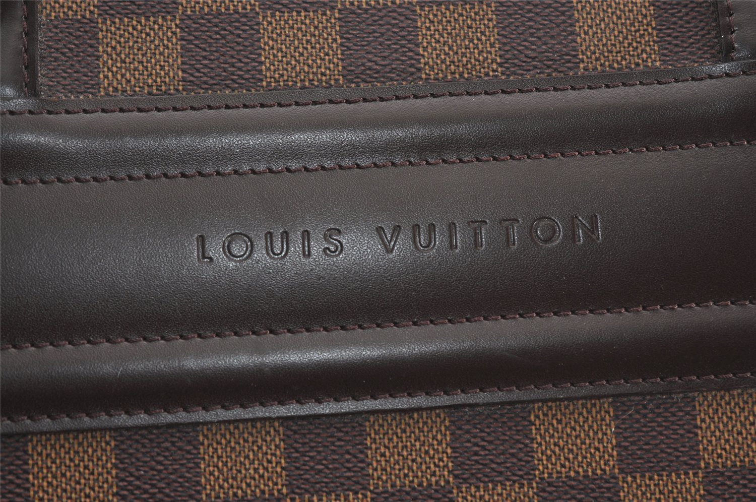 Authentic Louis Vuitton Damier Nolita GM Travel Boston Bag N41451 LV 4624J