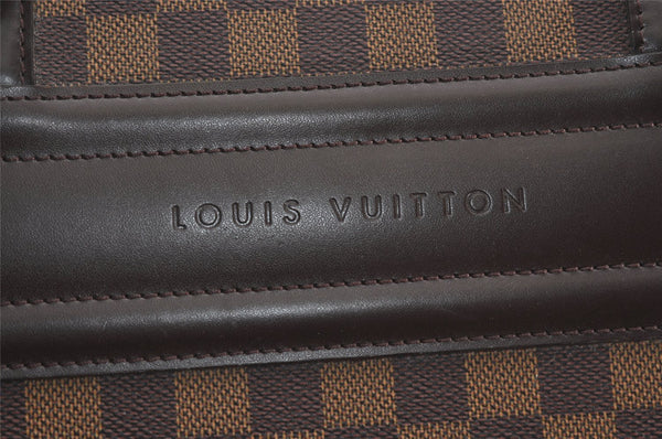 Authentic Louis Vuitton Damier Nolita GM Travel Boston Bag N41451 LV 4624J