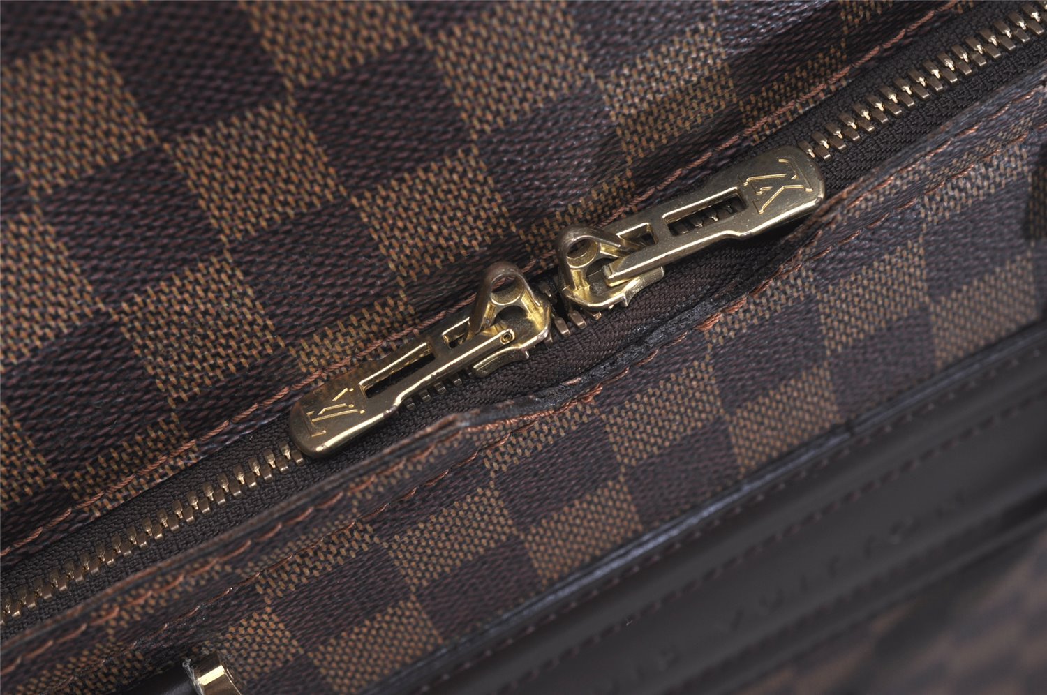 Authentic Louis Vuitton Damier Nolita GM Travel Boston Bag N41451 LV 4624J