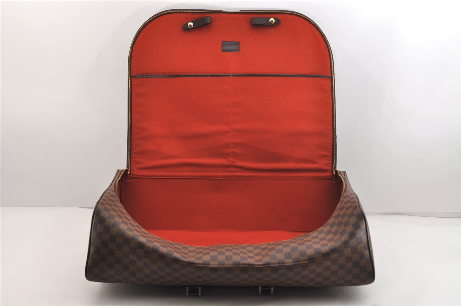 Authentic Louis Vuitton Damier Nolita GM Travel Boston Bag N41451 LV 4624J