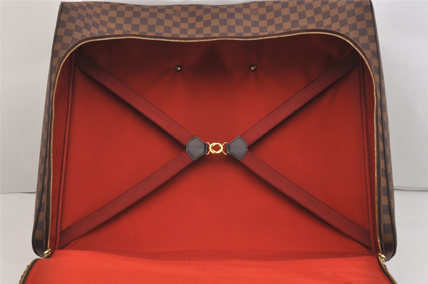 Authentic Louis Vuitton Damier Nolita GM Travel Boston Bag N41451 LV 4624J