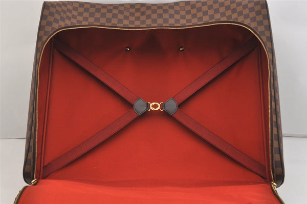 Authentic Louis Vuitton Damier Nolita GM Travel Boston Bag N41451 LV 4624J