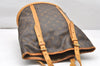 Authentic Louis Vuitton Monogram Bucket GM Shoulder Tote Bag M42236 Junk 4624K