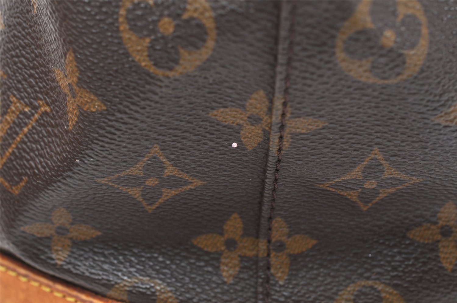 Authentic Louis Vuitton Monogram Bucket GM Shoulder Tote Bag M42236 Junk 4624K