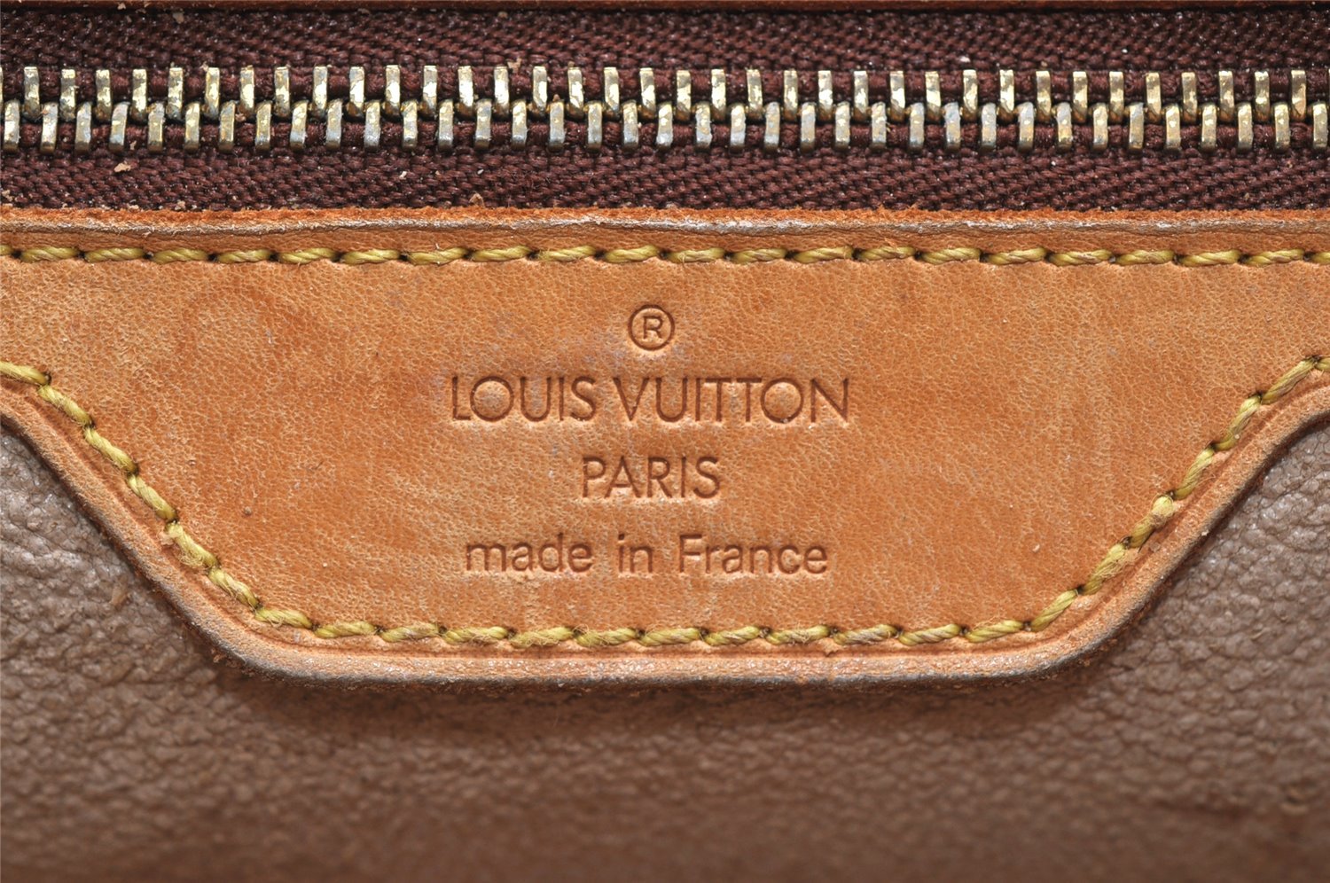 Authentic Louis Vuitton Monogram Bucket GM Shoulder Tote Bag M42236 Junk 4624K