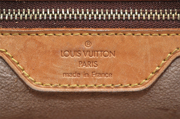 Authentic Louis Vuitton Monogram Bucket GM Shoulder Tote Bag M42236 Junk 4624K