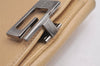 Authentic GUCCI Vintage Bifold Wallet Purse Leather Beige 4625J