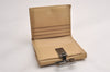 Authentic GUCCI Vintage Bifold Wallet Purse Leather Beige 4625J