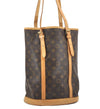 Authentic Louis Vuitton Monogram Bucket GM Shoulder Tote Bag M42236 Junk 4625K