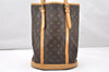 Authentic Louis Vuitton Monogram Bucket GM Shoulder Tote Bag M42236 Junk 4625K