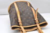 Authentic Louis Vuitton Monogram Bucket GM Shoulder Tote Bag M42236 Junk 4625K