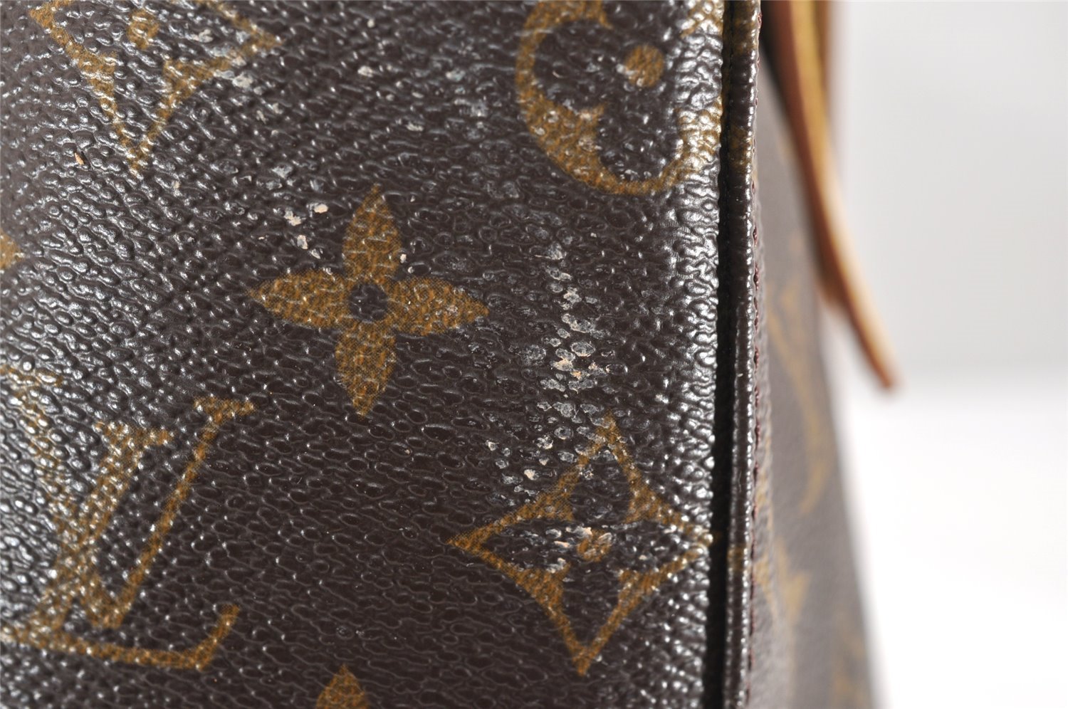 Authentic Louis Vuitton Monogram Bucket GM Shoulder Tote Bag M42236 Junk 4625K