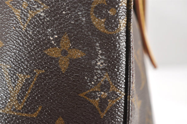 Authentic Louis Vuitton Monogram Bucket GM Shoulder Tote Bag M42236 Junk 4625K