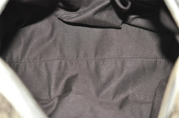 Authentic GUCCI 2Way Hand Boston Bag Purse GG Canvas Leather 189893 Brown 4626I