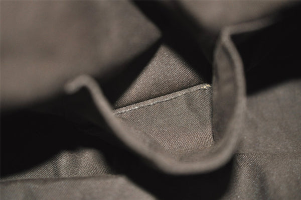 Authentic GUCCI 2Way Hand Boston Bag Purse GG Canvas Leather 189893 Brown 4626I