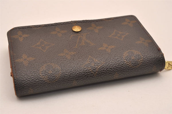 Auth Louis Vuitton Monogram Porte Monnaie Billets Tresor Wallet M61730 LV 4626J