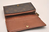 Auth Louis Vuitton Monogram Porte Monnaie Billets Tresor Wallet M61730 LV 4626J