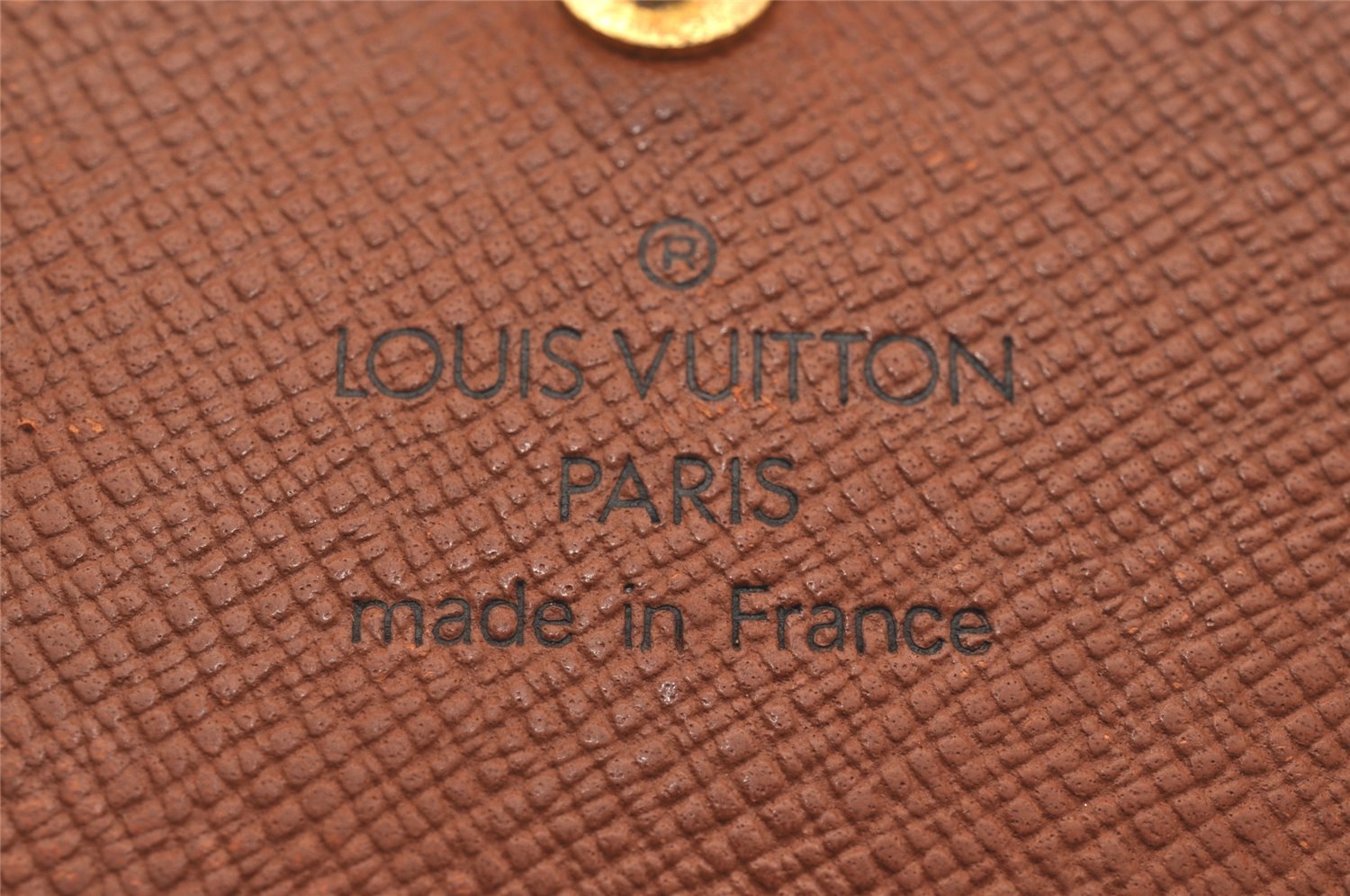 Auth Louis Vuitton Monogram Porte Monnaie Billets Tresor Wallet M61730 LV 4626J