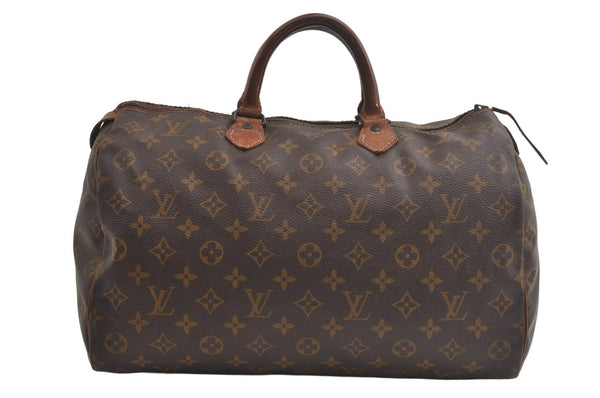 Authentic Louis Vuitton Monogram Speedy 35 Hand Boston Bag Old Model LV 4626K