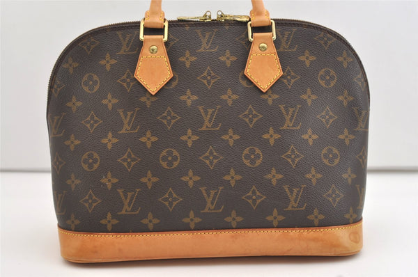 Authentic Louis Vuitton Monogram Alma Hand Bag Purse M51130 LV 4627J