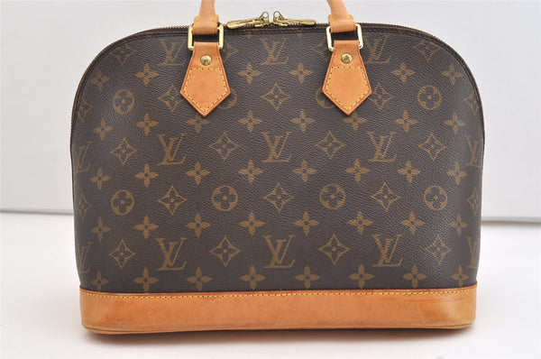 Authentic Louis Vuitton Monogram Alma Hand Bag Purse M51130 LV 4627J