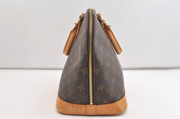 Authentic Louis Vuitton Monogram Alma Hand Bag Purse M51130 LV 4627J