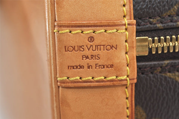 Authentic Louis Vuitton Monogram Alma Hand Bag Purse M51130 LV 4627J