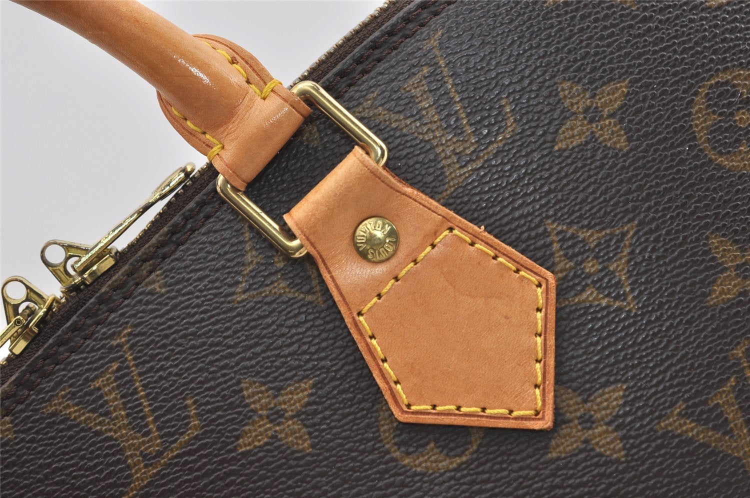 Authentic Louis Vuitton Monogram Alma Hand Bag Purse M51130 LV 4627J