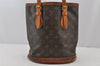 Authentic Louis Vuitton Monogram Bucket PM Shoulder Tote Bag M42238 Junk 4628J