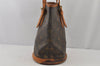 Authentic Louis Vuitton Monogram Bucket PM Shoulder Tote Bag M42238 Junk 4628J