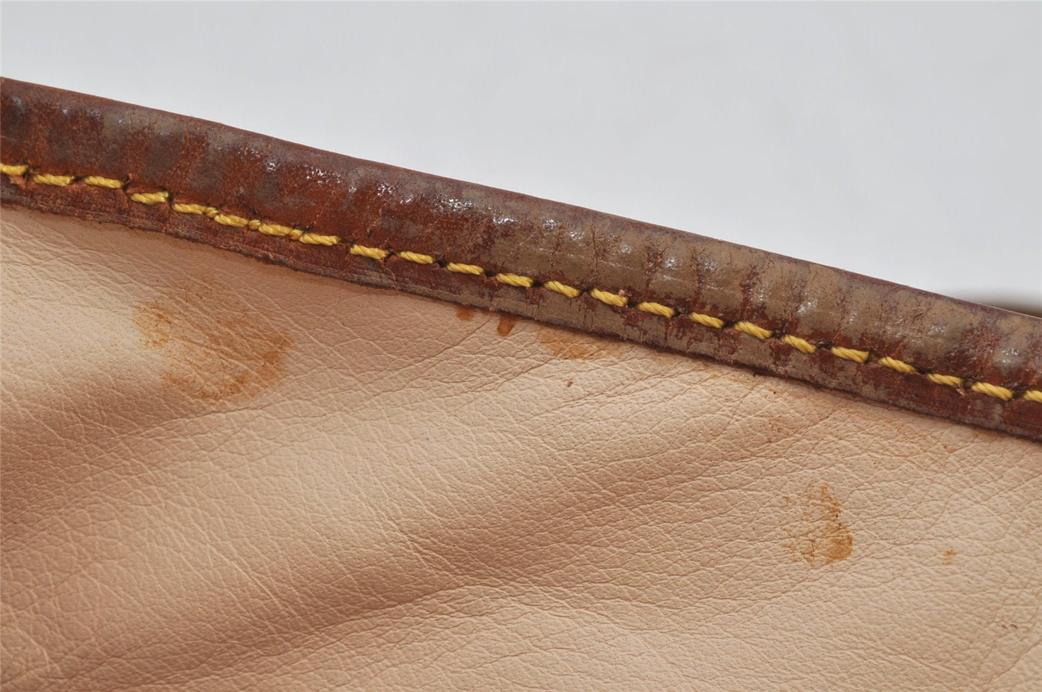 Authentic Louis Vuitton Monogram Bucket PM Shoulder Tote Bag M42238 Junk 4628J