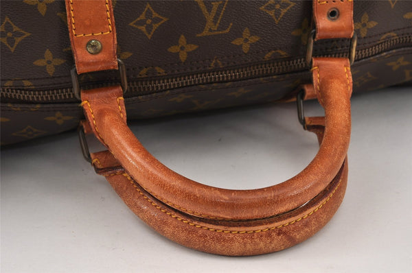 Authentic Louis Vuitton Monogram Keepall 60 Travel Boston Bag Old Model LV 4628K