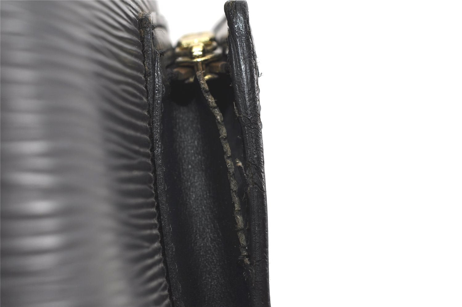 Authentic Louis Vuitton Epi Gobelin Backpack Black M52292 LV 4629I
