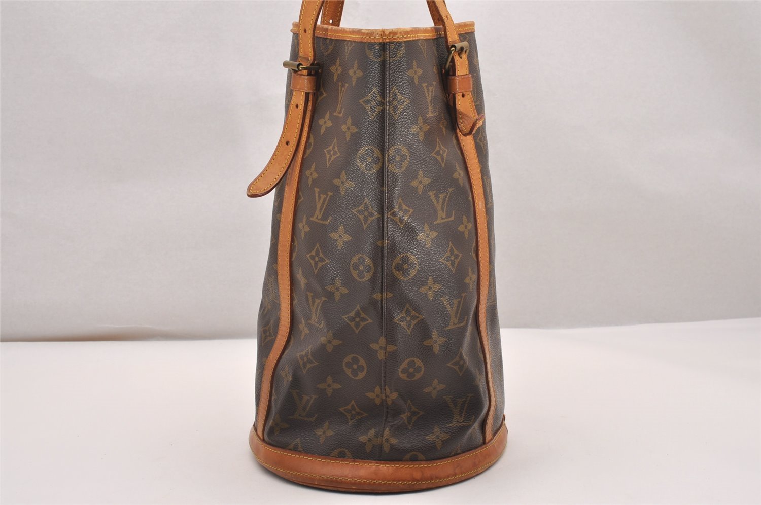 Authentic Louis Vuitton Monogram Bucket GM Shoulder Tote Bag Old Model LV 4629J