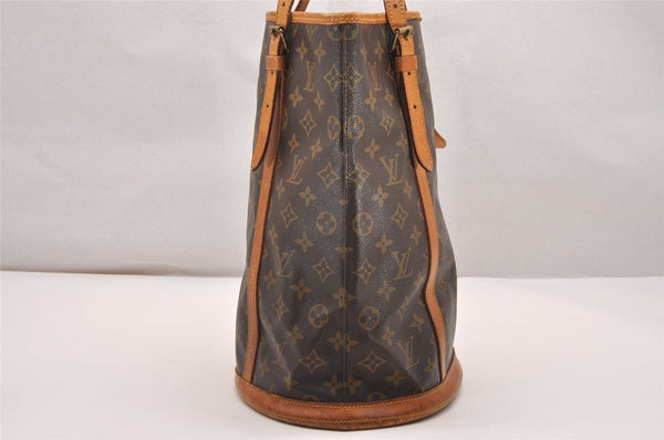Authentic Louis Vuitton Monogram Bucket GM Shoulder Tote Bag Old Model LV 4629J