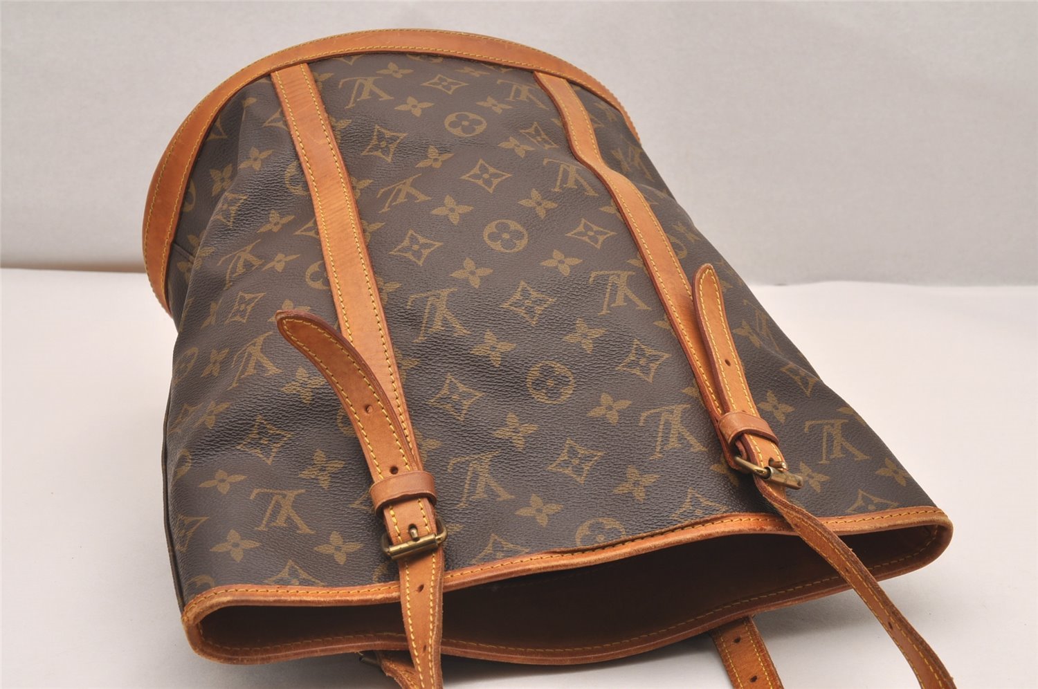 Authentic Louis Vuitton Monogram Bucket GM Shoulder Tote Bag Old Model LV 4629J