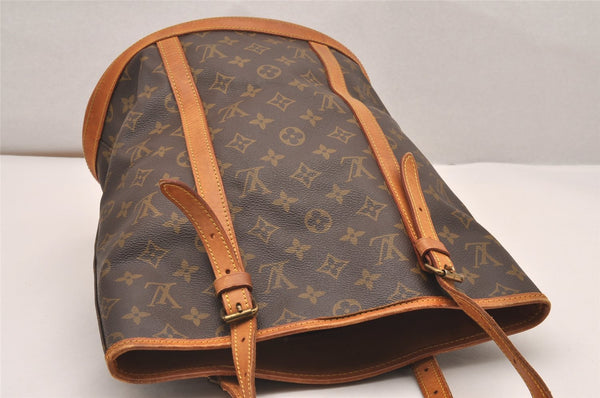 Authentic Louis Vuitton Monogram Bucket GM Shoulder Tote Bag Old Model LV 4629J